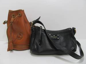 lot 152 image: 2 Designed Leather PursesHandbags - Kate Spade Dooney & Bourke