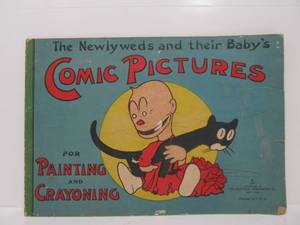 lot 154 image: Antique 1917 Comic Pictures Book