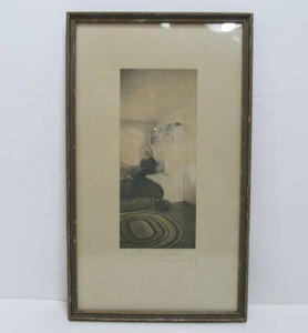lot 197 image: Antique Hand Signed WALLACE NUTTING Print