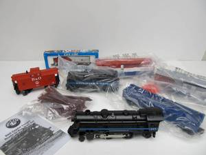 lot 217 image: Brand New LIONEL O Gauge B&ampO Capitol Freight Train Set