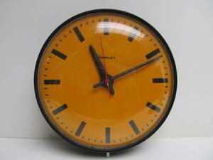 lot 226 image: Working SIMPLEX Vintage Industrial Style Convex Glass School Clock