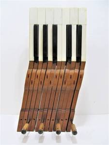 lot 319 image: Key Rack Made of Antique Piano Parts
