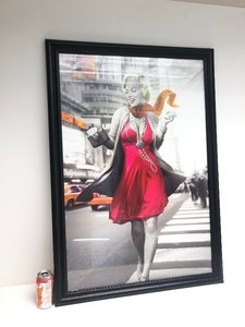 lot 336 image: Great Looking Large MARILYN MONROE Framed Print