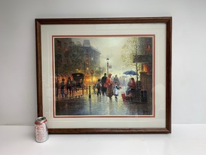 lot 337 image: Framed Signed Numbered G. HARVEY Print