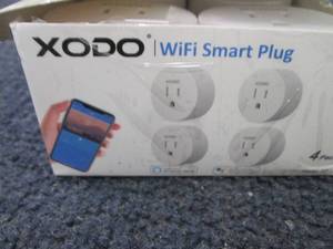 lot 43 image: XODO WP1 Mini Smart Plug 4-Pack ope...