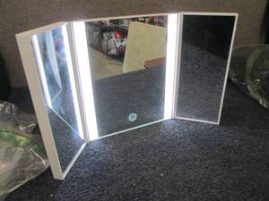 lot 46 image: Conair LED Lighted Tri-Panel Makeup...