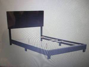 lot 70 image: Accent Florence Leather-Look Bed Tw...