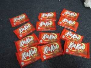 lot 83 image: 12- 1.5 oz KitKats...