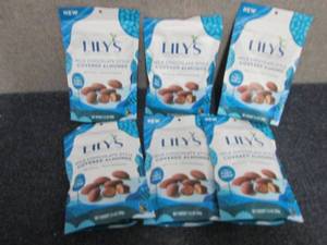 lot 91 image: 6- 3.5 oz Bags Lils Milk Chocolate...
