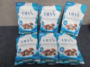 lot 95 image: 6- 3.5 oz Bags Lils Milk Chocolate...