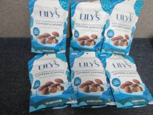 lot 100 image: 6- 3.5 oz Bags Lils Milk Chocolate...