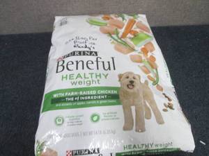 lot 114 image: 14 lb Bag Purina Beneful Dog Food...