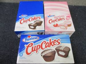 lot 122 image: 3 Boxes Hostess Cupcakes...