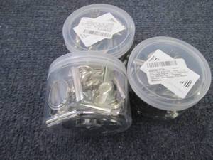 lot 151 image: 3 Pks 1.5 inch Metal Magnet Clips...