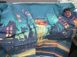 lot 173 image: 2 Halloween Night Photo Back Drops ...