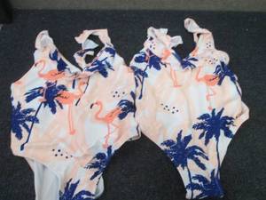 lot 195 image: 2 Girls Swimsuits Age 9-10...
