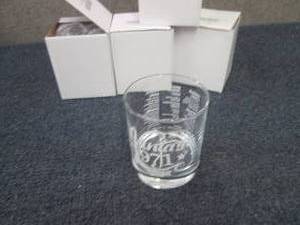 lot 196 image: 4 Vintage 1971 Whiskey Glasses...