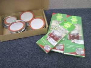 lot 272 image: Assorted Canning Lids & Rings...