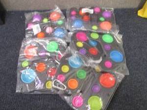 lot 293 image: 5- 2pk Pop-it Toys...