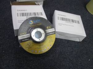 lot 310 image: 2- 5pks SATC 4.5 inch Grinding Whee...