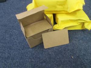 lot 328 image: 6 pks Blank Index Cards Kraft Paper...
