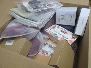 lot 349 image: Box of Assorted Small Overstock Ite...