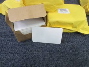 lot 351 image: 6 pks Blank Index Cards White Kraft...