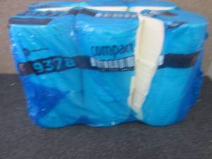 lot 357 image: Compact Coreless 2-Ply Toilet Paper...