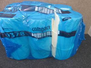 lot 360 image: Compact Coreless 2-Ply Toilet Paper...