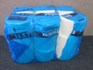lot 361 image: Compact Coreless 2-Ply Toilet Paper...