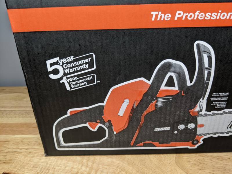 lot 4A image: Brand New Echo 16 in. 34.4 cc Gas 2-Stroke Engine Chainsaw CS3510 - T