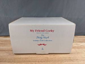 lot 53 image: Vintage The Danbury Mint My Friend Corky Shirley Temple From The Toddler Doll Collection - X