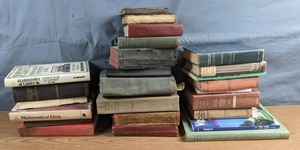 lot 85 image: Vintage Book Collection Dictionaries, Encyclopedias, Law, Math & Accounting Books - X