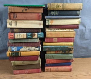 lot 90 image: Vintage Book Collection At the Foot of the Ranbow by Stratton Porter, Gullivers Travels by Swift, Hellen Ford by Horatio Alger Jr. & More - X
