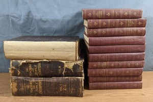 lot 84 image: Vintage Book Collection American International Encyclopedia & The Teachers and Pupils Encyclopedia - X