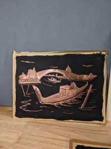 lot 162 image: Embossed Copper Asian Art Collection - X