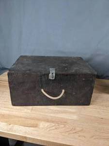lot 165 image: Two Handmade Boxes with Tool Lot - X