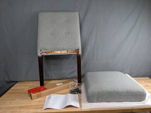 lot 152 image: New Project 62 Ewing Modern Parsons Dining Chair with 4 Buttons - N