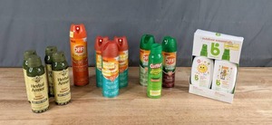 lot 192 image: Assortment of (12) Insect Repellents and (1) Baby Sunscreen Spray - N