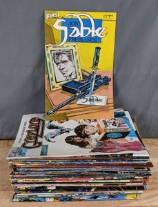 lot 199 image: Lot of 47 Vintage Comic Books GreyLore, Grim Jack, Nexus, Star Trek, X-Men, Thor, Batman, Spiderman and Many More - X