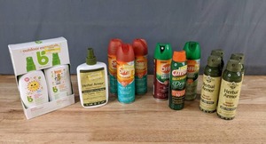 lot 191 image: Assortment of (12) Insect Repellents and (1) Baby Sunscreen Spray - N