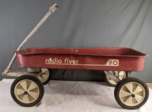 lot 237 image: Vintage Radio Flyer 90 Wagon - X