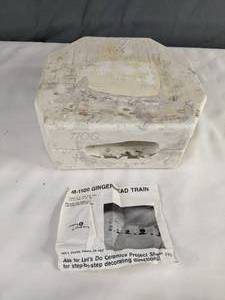 lot 238 image: Vintage Ceramic Mold Duncan M-1100 Gingerbread Train - X