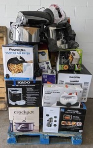 lot 240 image: Pallet of Amazing Repairable Deals Power XL, FoodSaver, Crockpot, Instant Pot, Vornado, Igloo, Presto, Victrola, and More - N