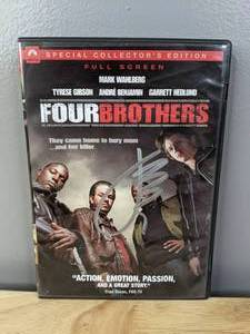 lot 40 image: Tyrese Gibson Autographed Four Brothers DVD Movie Cover Music Artist - T