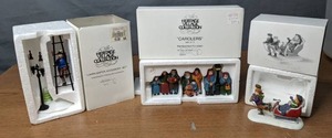 lot 357 image: A Set of Three Department 56 The Heritage Village Collection - V