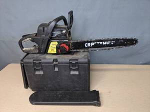 lot 385 image: Craftsman Chainsaw with Protective Case - V
