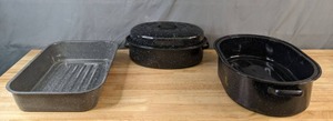 lot 365 image: Trio of Roasting Pans - V