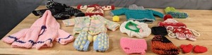 lot 453 image: Wonderful Vintage Collection of Doll Clothes - V