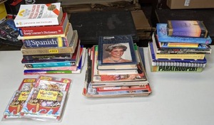 lot 501 image: Books & Magazines  Princess Diana, Japanese Language, Wee Sing CDs & More - V